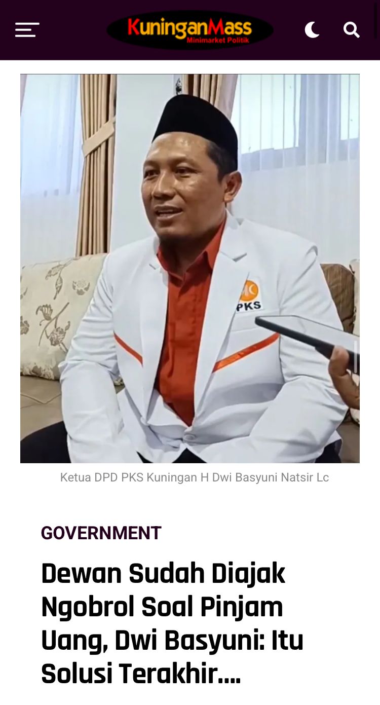 Dewan Sudah Diajak Ngobrol Soal Pinjam Uang, Dwi Basyuni : Itu Solusi Terakhir....