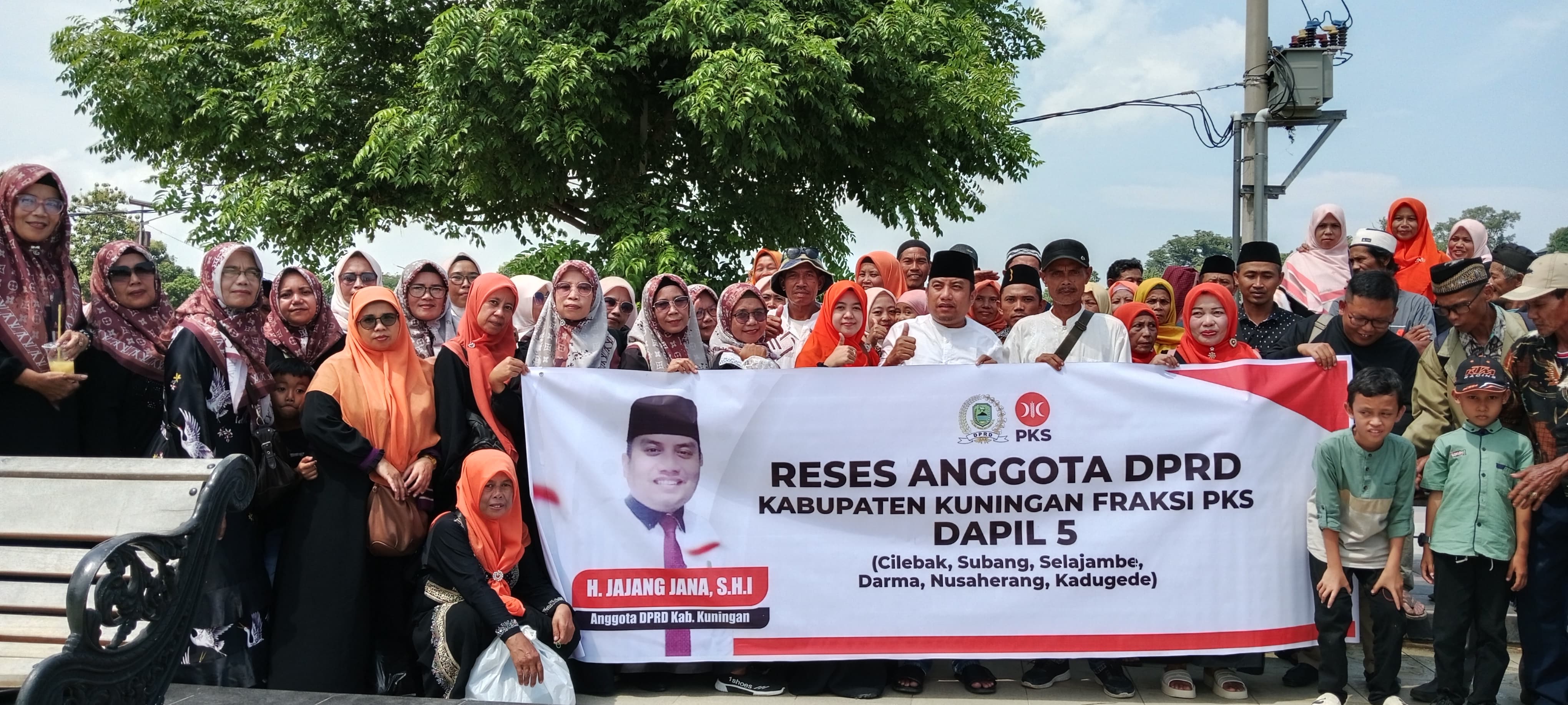 H. Jajang Jana, S.H.I Anggota DPRD Kabupaten Kuningan dari Fraksi PKS melaksanakan reses di daerah pemilihan (Dapil) 5
