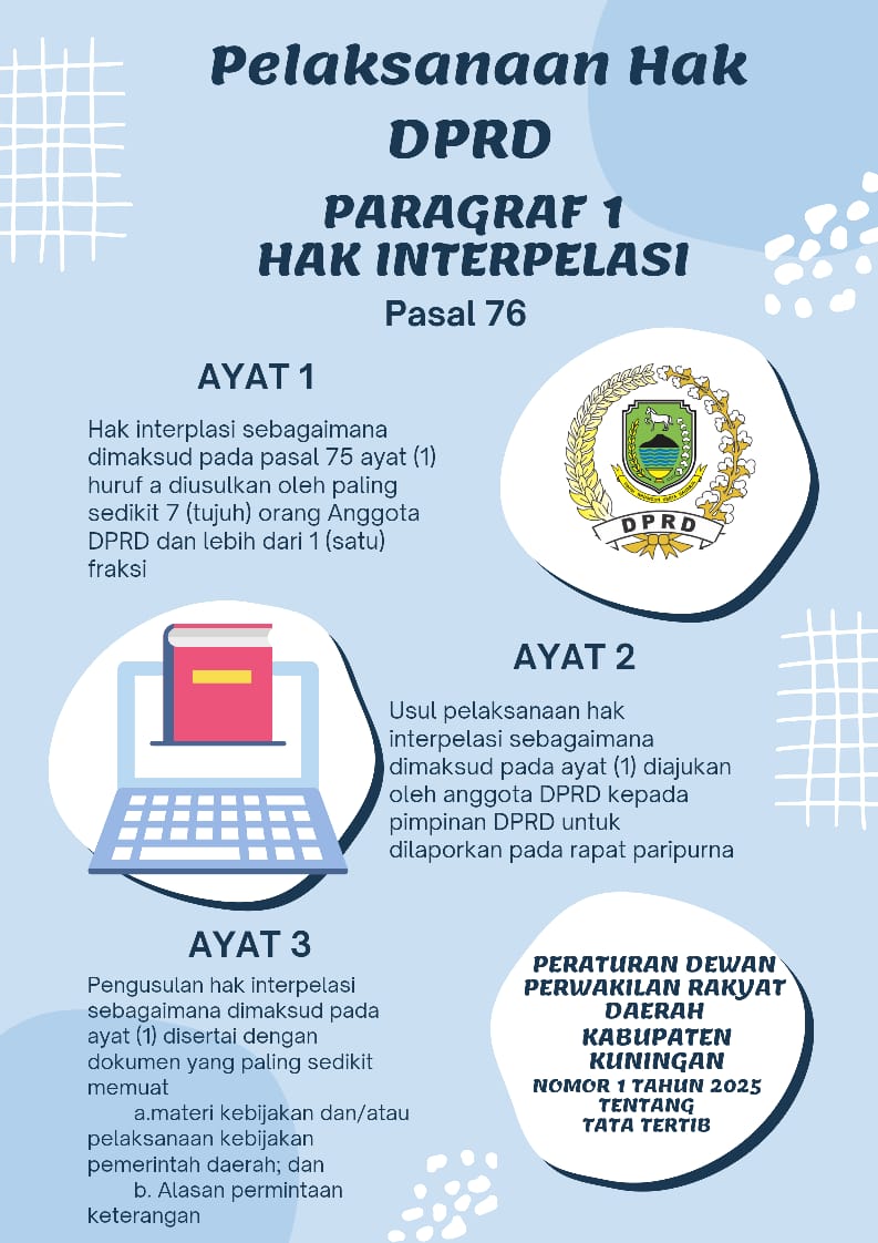 Pelaksanaan Hak DPRD | Hak Interpelasi