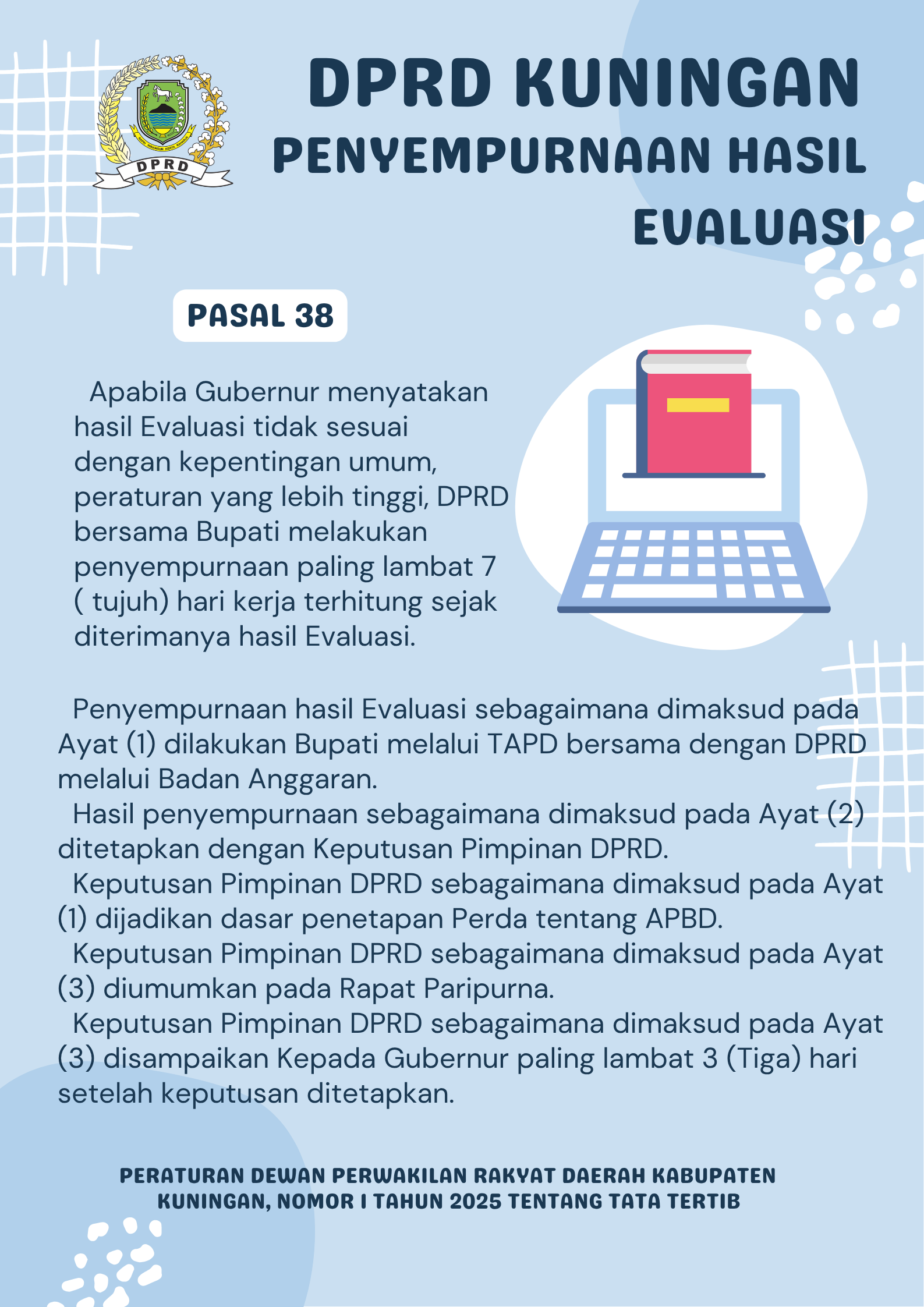 Penyempurnaan Hasil Evaluasi
